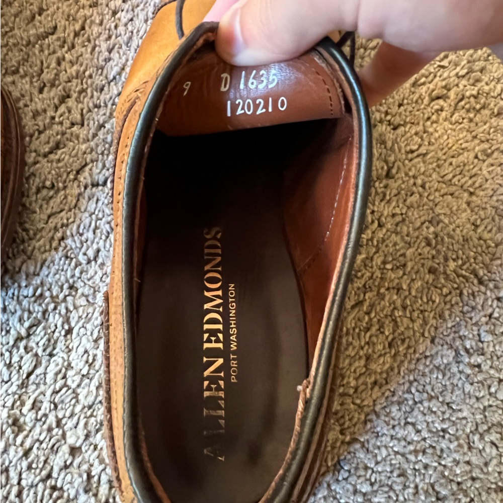 Allen Edmonds Strand In Walnut. Size 9d - image 2